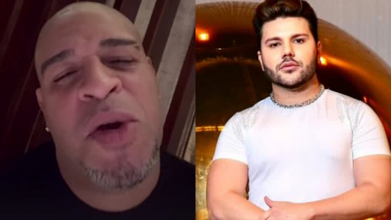 Adriano Imperador se revolta após suposto caso com influencer vir à tona - Reprodução/ Instagram