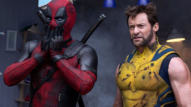 Ryan Reynolds e Hugh Jackman em Deadpool & Wolverine - Divulgação/Marvel Studios