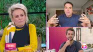 Ana Maria Braga, Tadeu Schmidt e Felipe Andreoli no Mais Você - Reprodução/Globo