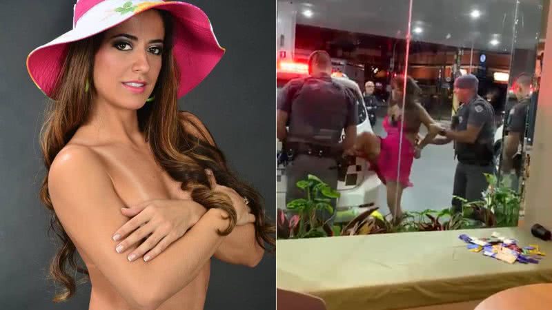 Ana Paula Leme agrediu um policial com dois chutes nas partes íntimas - Reprodução/Instagram