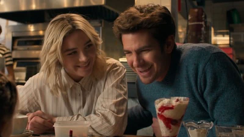 Andrew Garfield e Florence Pugh em Todo Tempo que Temos - Divulgação/A24