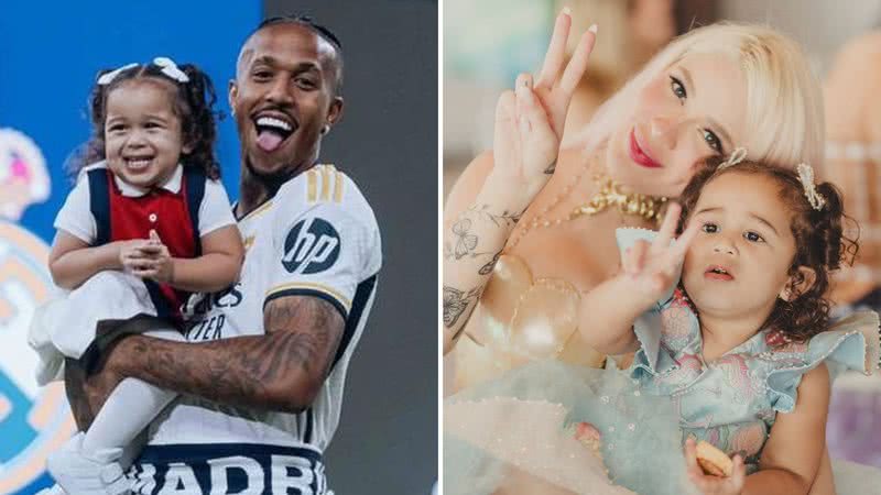 Éder Militão e Karoline Lima enfrentam nova batalha judicial pela guarda da filha Cecília, de dois anos - Reprodução/Instagram