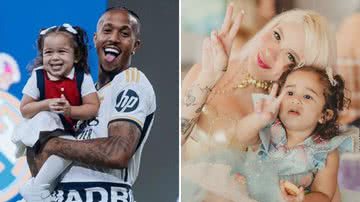 Éder Militão e Karoline Lima enfrentam nova batalha judicial pela guarda da filha Cecília, de dois anos - Reprodução/Instagram