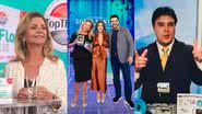 Aracy Wolf e Juarez Pontes com Patrícia Abravanel no Programa Silvio Santos - Reprodução/SBT/Divulgação