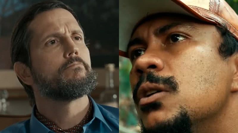 Egídio (Vladimir Brichta) e Damião (Xamã) de Renascer - Reprodução/Globo