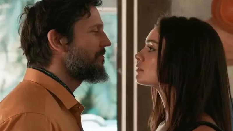 Eliana (Sophie Charlotte) e Egídio (Vladimir Brichta) de Renascer - Reprodução/Globo