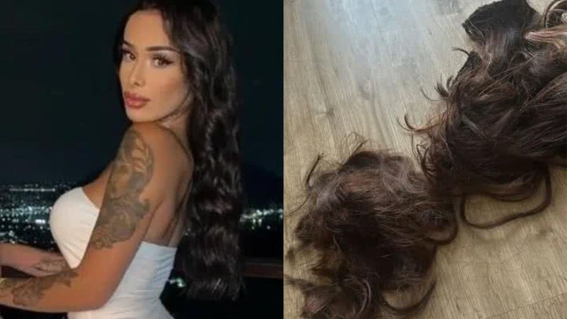 Influenciadora tem casa invadida e cabelo cortado à força pelo ex-marido: "Careca" - Reprodução/Instagram