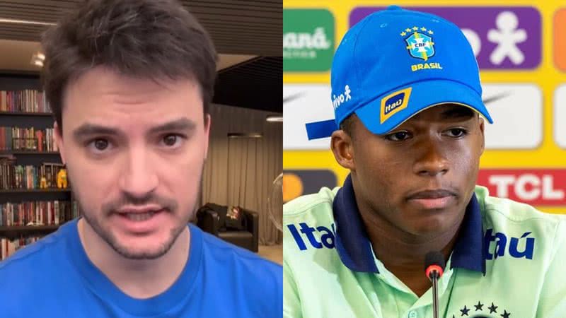 Felipe Neto criticou Endrick nas redes sociais - Reprodução/Instagram