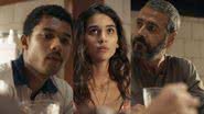 João Pedro (Juan Paiva), Mariana (Theresa Fonseca) e José Inocêncio (Marcos Palmeira) de Renascer - Reprodução/Globo