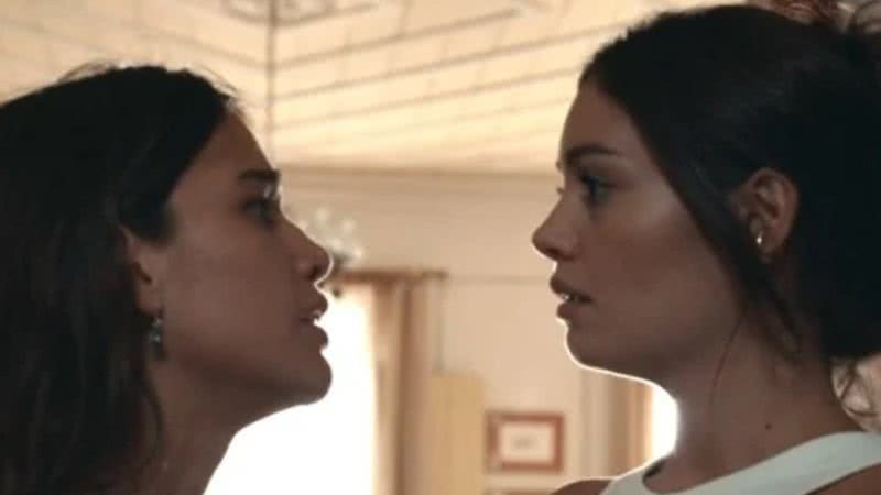 Mariana (Theresa Fonseca) e Eliana (Sophie Charlotte) de Renascer - Reprodução/Globo