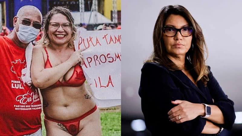 A candidato ao Miss Bumbum 2024 é conhecida como sósia da Janja - Reprodução