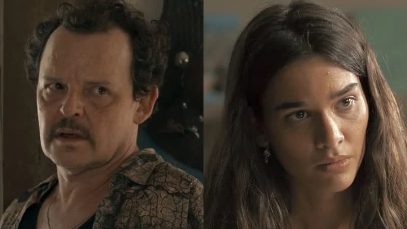 Norberto (Matheus Nachtergaele) e Mariana (Theresa Fonseca) de Renascer - Reprodução/Globo