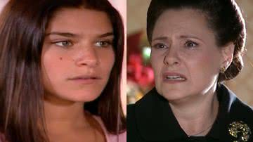 Serena (Priscila Fantin) e Agnes (Elizabeth Savala) de Alma Gêmea - Reprodução/Globo