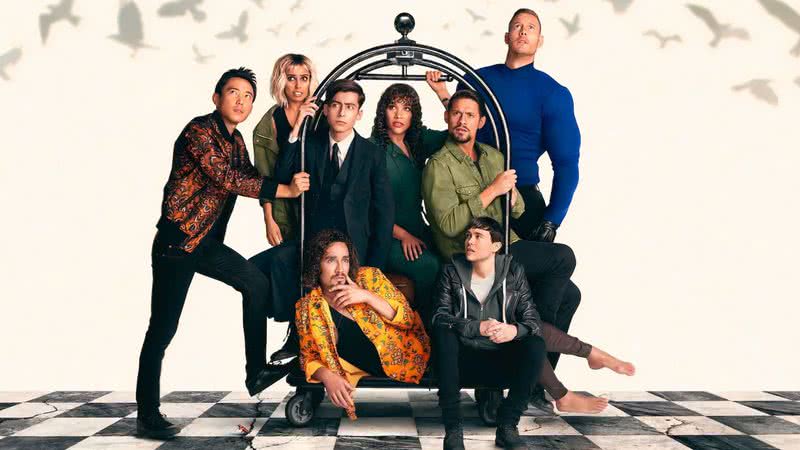 Elenco da série The Umbrella Academy - Divulgação/Netflix