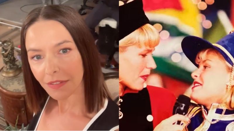 Bianca Rinaldi revela que Xuxa a defendeu de assédio nos tempos de paquita: "Olhando" - Reprodução/Instagram e Reprodução/Globo