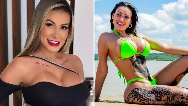 Andressa Urach gasta bolada para cobrir cicatrizes pelo corpo com tatuagem - Reprodução/Instagram