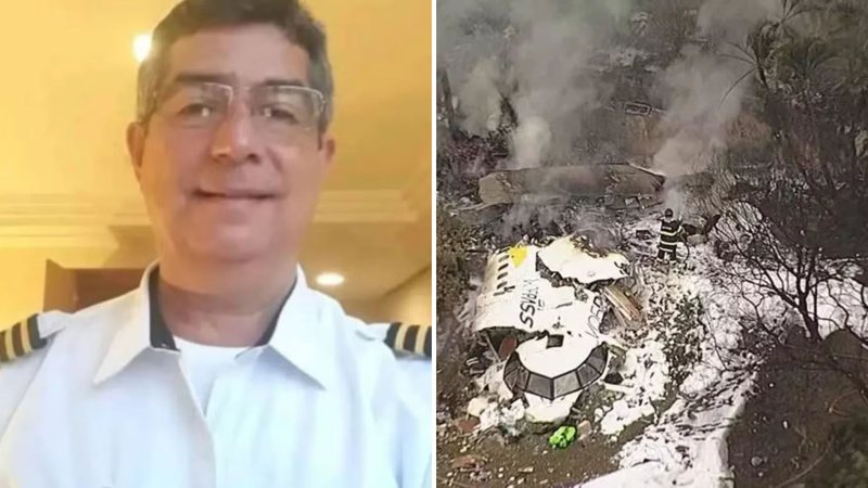 Antes da morte, copiloto do avião que caiu escolheu como seria seu sepultamento: "Falou" - Reprodução/Globo