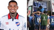 Após jogador desmaiar em campo, esposa do atleta faz apelo na web: "Rezem por ele" - Divulgação/Nacional-URU e Reprodução