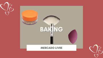 O termo baking é utilizado por drag queens há anos, mas ganhou popularidade entre influencers e maquiadores recentemente - Reprodução/MercadoLivre