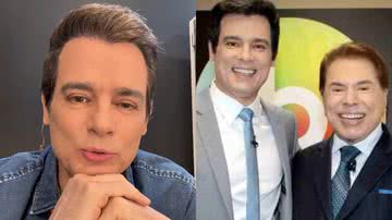 Celso Portiolli e Silvio Santos - Reprodução/Instagram