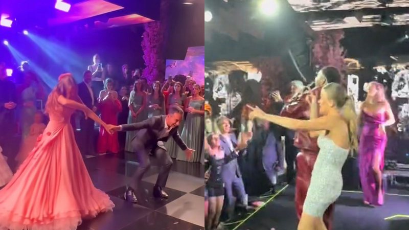 Cesar Tralli dança 'vai no cavalinho' em festa de Rafa Justus; assista - Reprodução/ Brazil News e Tiktok