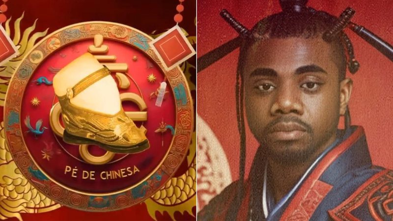 Montagem de fotos da 'novela' Pé de Chinesa e de Davi Brito, campeão do BBB 24 - Foto: Reprodução