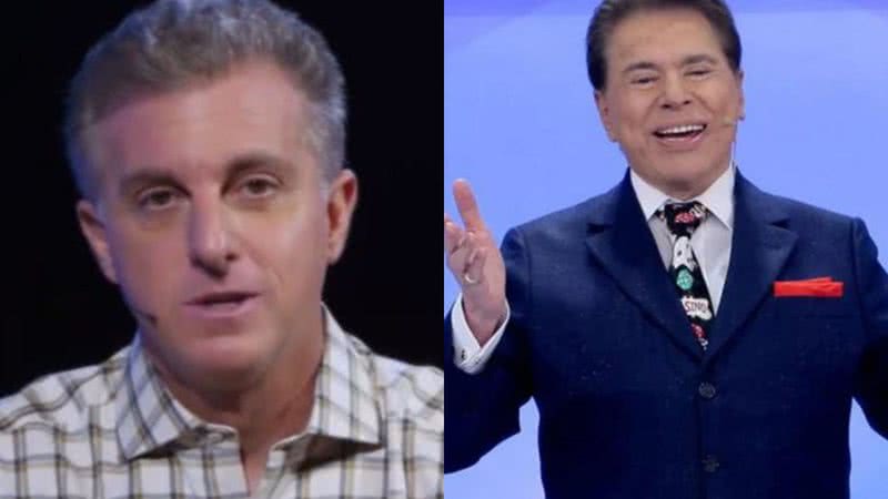 'Domingão com Huck' prepara homenagem emocionante para Silvio Santos - Reprodução/Globo e Reprodução/SBT