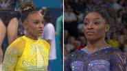 Descubra tudo sobre a rivalidade entre Rebeca Andrade e Simone Biles nas Olimpíadas de Paris 2024 - Reprodução/Globo