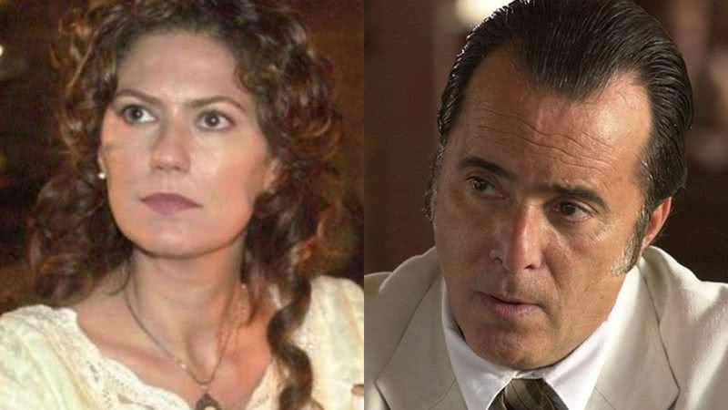 Emerenciana (Patrícia Pillar) e Boanerges (Tony Ramos) de Cabocla - Divulgação/Globo