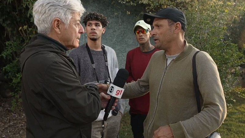 Homem revela que viu alguém com vida após queda do avião: "Começou a pedir socorro" - Reprodução/Globo