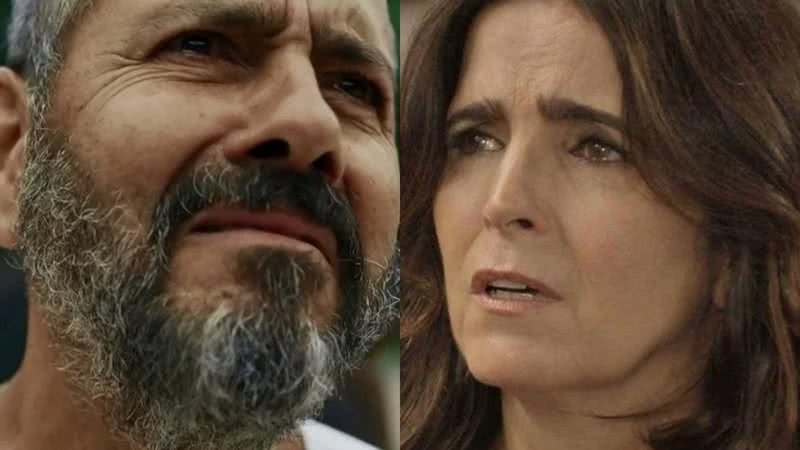 José Inocêncio (Marcos Palmeira) e Aurora (Malu Mader) de Renascer - Reprodução/Globo