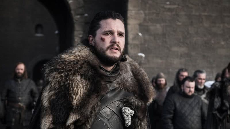 Kit Harington como Jon Snow em Game of Thrones - Divulgação/HBO