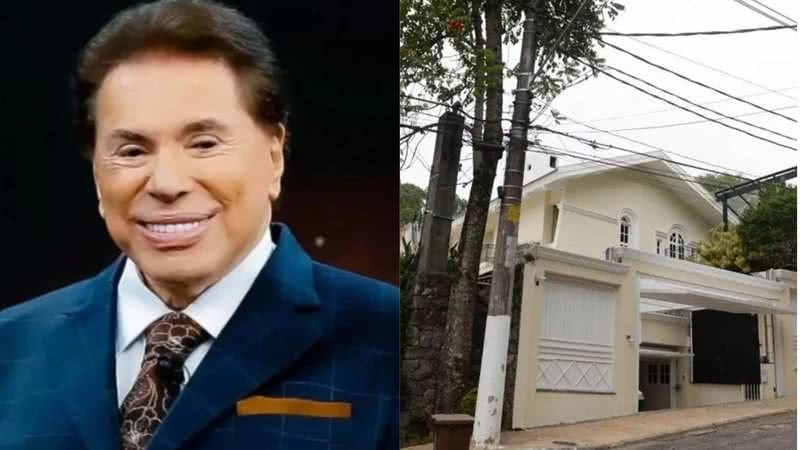 Academia, piscina e mais: conheça a mansão deixada por Silvio Santos em SP - Reprodução/SBT e Reprodução/Agnews