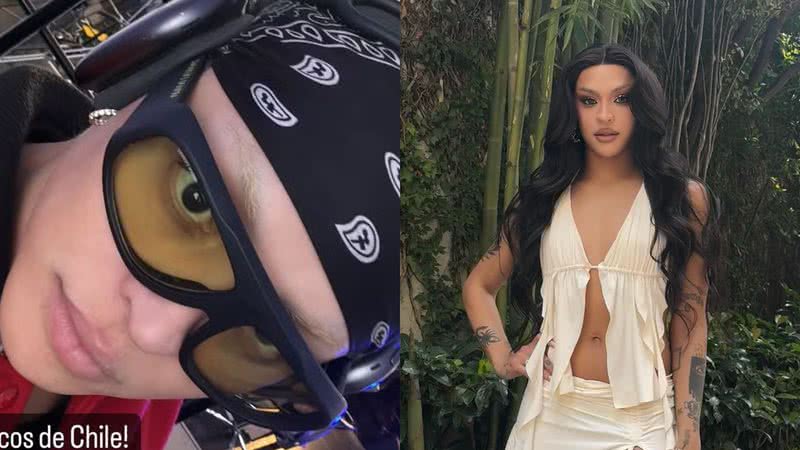 Pabllo Vittar desabafou ao ter sua mala extraviada no Chile - Reprodução/Instagram