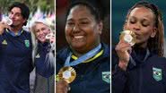 Medina, Tatiana Weston, Bia Souza e Rebeca Andrade foram uns dos atletas que conquistaram medalhas nas Olimpíadas de Paris 2024 - Reprodução/Instagram