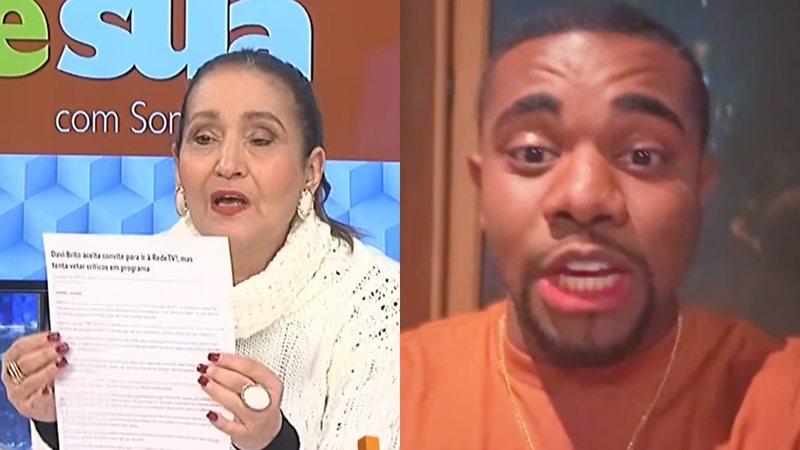 Sonia Abrão falou sobre boatos envolvendo Davi Brito - Reprodução/RedeTV!/Instagram