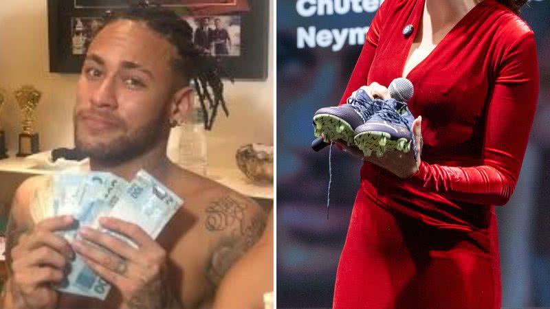 Você pagaria? Chuteira de Neymar é leiloada por valor astronômico; saiba quanto - Reprodução/Instagram/Divulgação