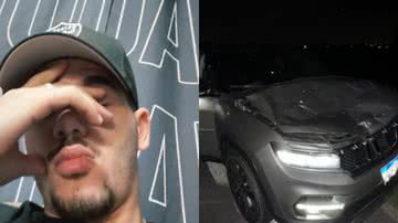 Zé Vaqueiro sofre acidente de carro e relata susto em estrada - Reprodução/ Instagram