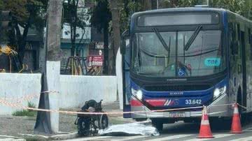 Tragédia! Cadeirante morre atropelado por ônibus em Guarulhos - Reprodução/Divulgação