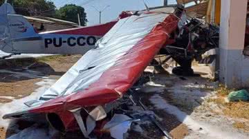 Avião de pequeno porte caiu em Teresina - Reprodução/Instagram