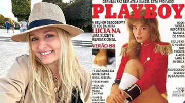 A atriz causou uma confusão nos bastidores do Show da Xuxa ao posar nua - Reprodução/Instagram e Playboy