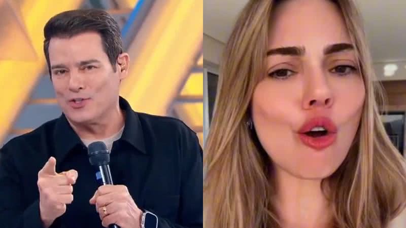 Celso Portiolli alfinetou Rachel Sheherazade nas redes sociais - Reprodução/SBT/Instagram