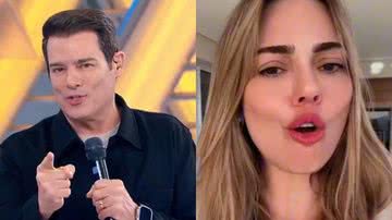 Celso Portiolli alfinetou Rachel Sheherazade nas redes sociais - Reprodução/SBT/Instagram