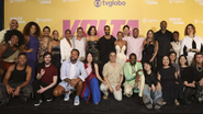 Elenco de Volta por Cima em festa de lançamento da novela - Thais Magalhães/Globo