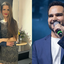 Ao lado da esposa, Luciano Camargo chora em primeira apresentação gospel