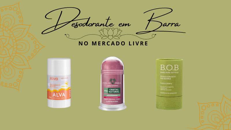 O desodorante natural é livre de componentes químicos, promove hidratação e remove as bactérias responsáveis pelo mau odor da axila - Reprodução/MercadoLivre