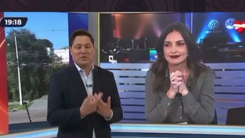 Que mico! Jornalistas batem boca ao vivo e web não perdoa: "Uma treta do nada" - Reprodução/SBT