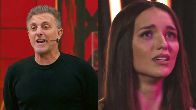 Luciano Huck no Domingão e Jéssica (Rafa Kalimann) de Família é Tudo - Reprodução/Globo