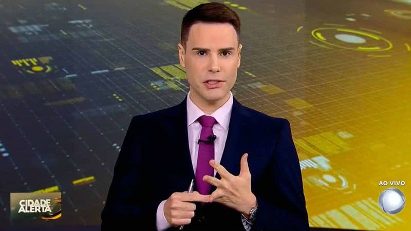 Luiz Bacci foi afastado do Cidade Alerta, da Record, após polêmica - Reprodução/RecordTV