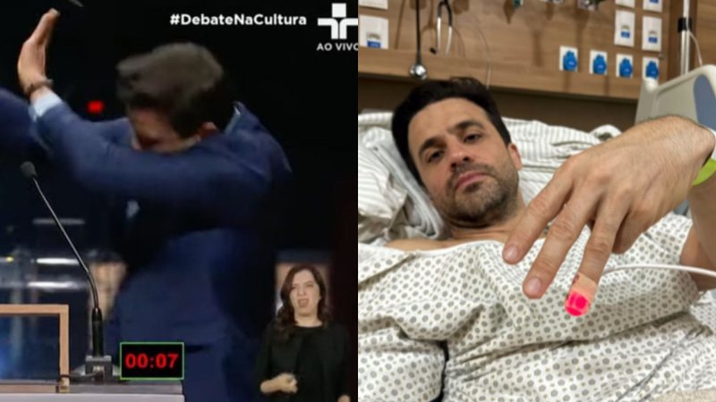 Pablo Marçal é levado às pressas para hospital após apanhar de Datena: "Fratutas" - Reprodução/TV Cultura e Reprodução/Instagram